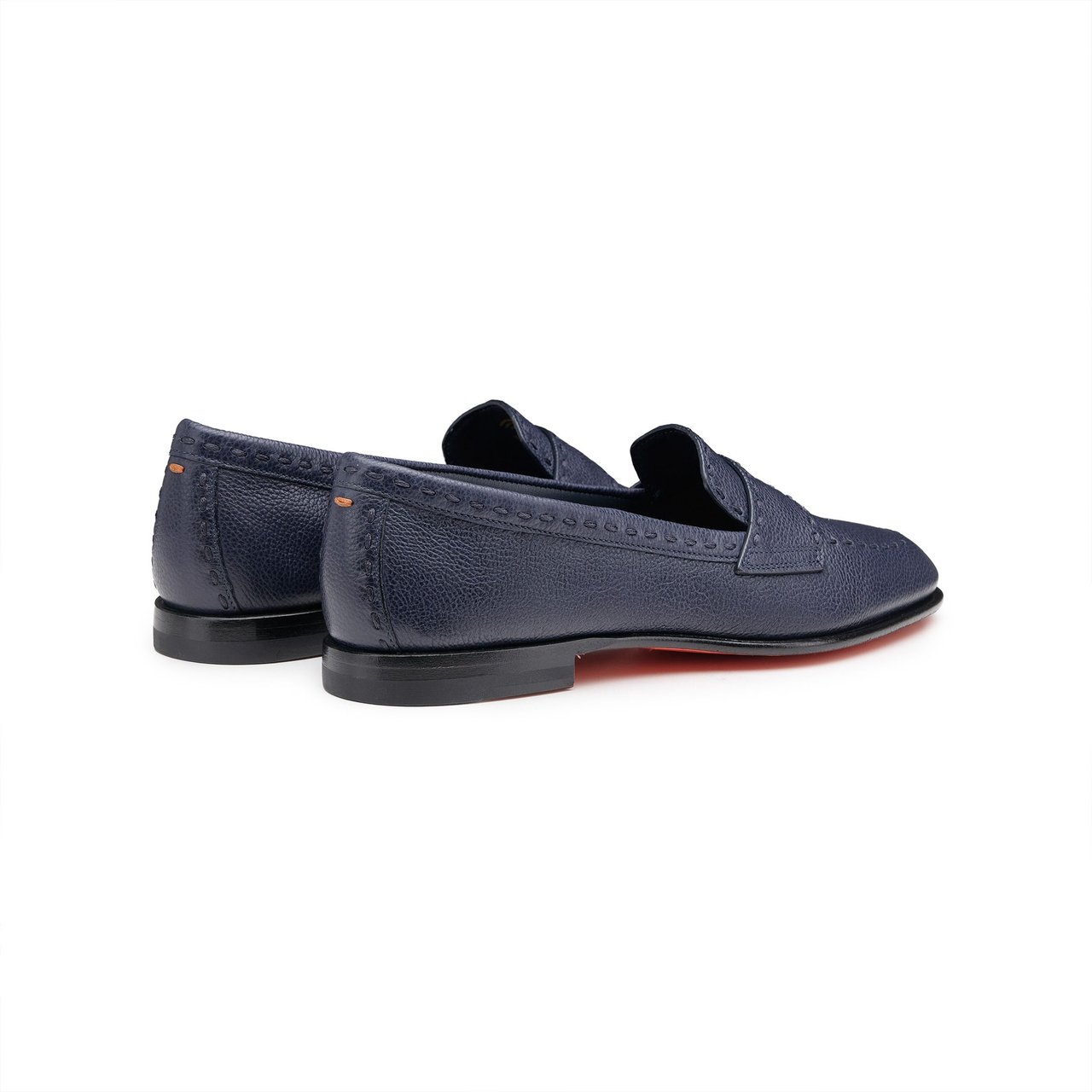 Santoni Women's leather penny loafer Wit