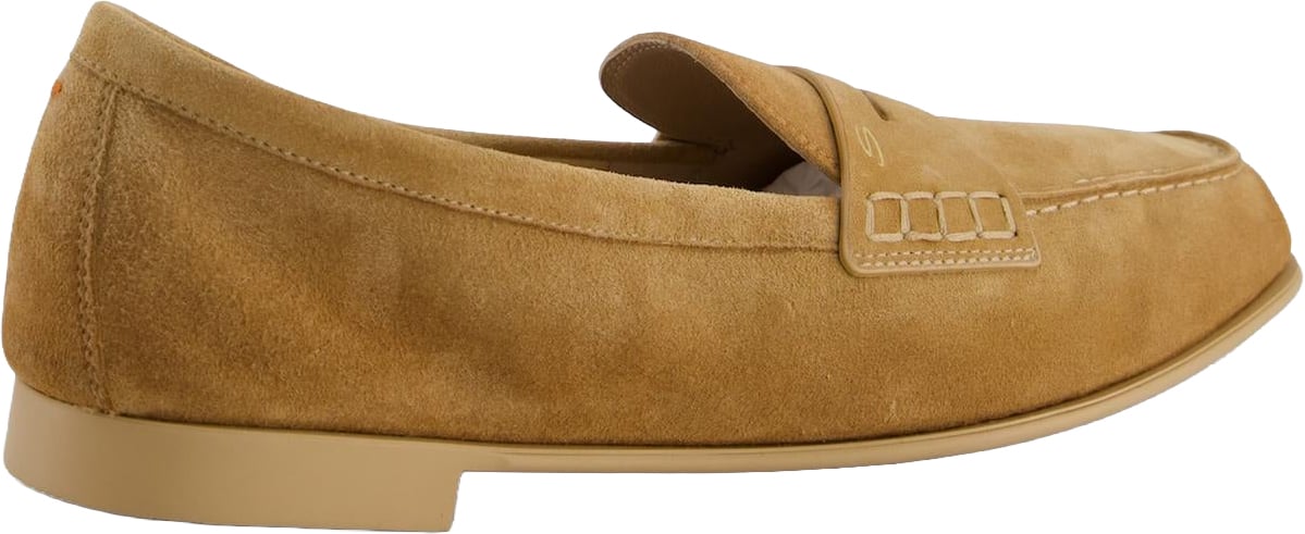 Santoni Dames Vibe Loafer Beige