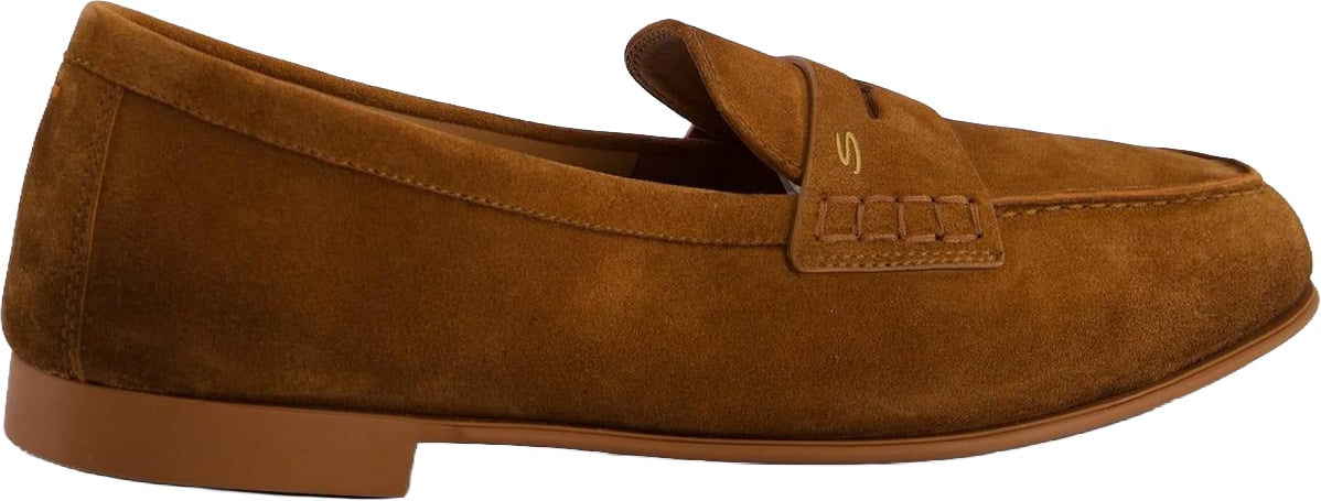 Santoni Dames Vibe Loafer Bruin