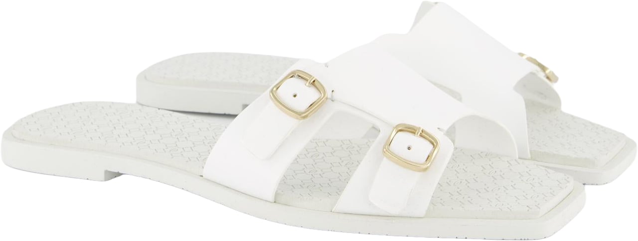 Santoni Dames Santoni Slipper Sandal Wit