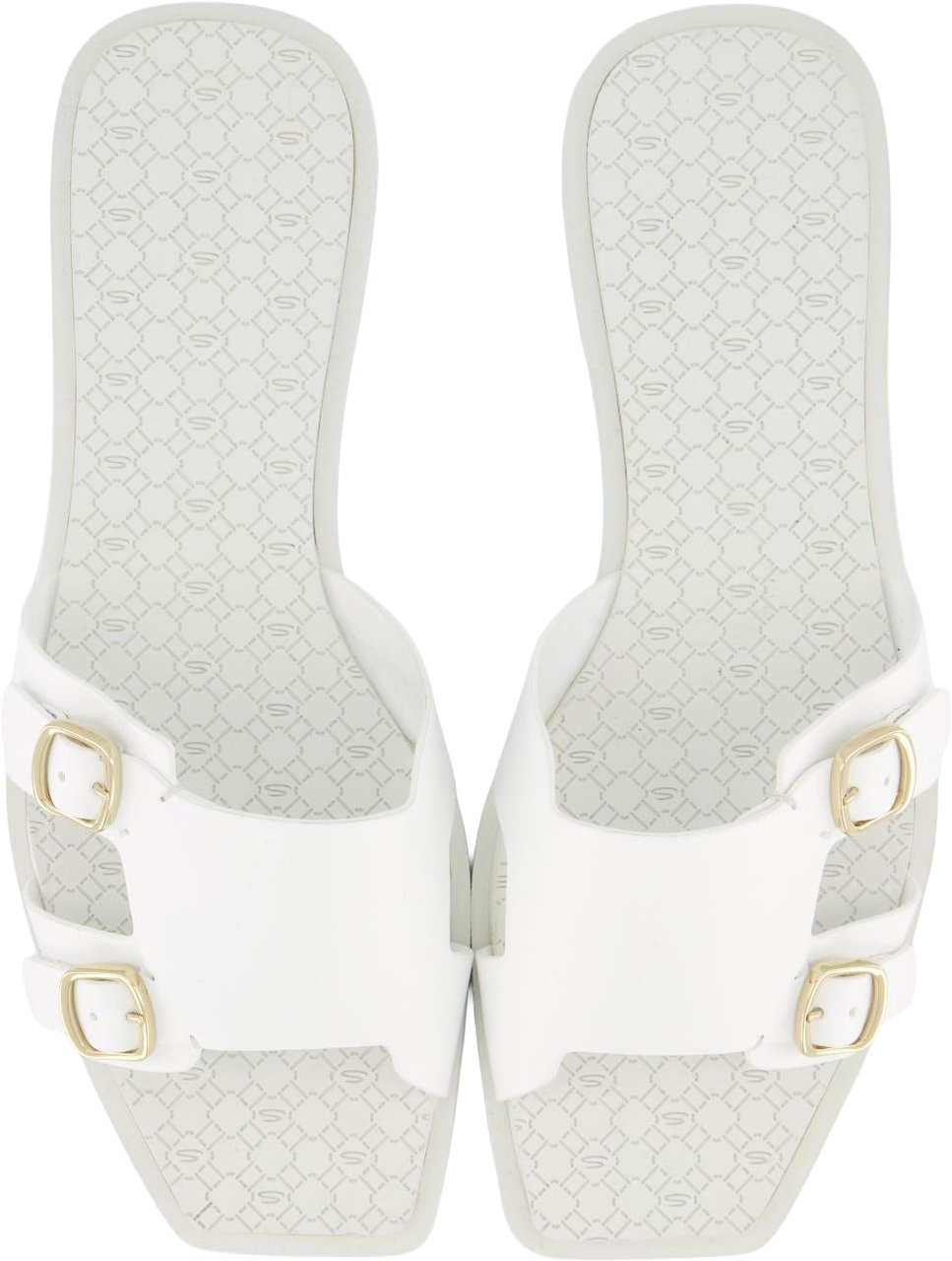 Santoni Dames Santoni Slipper Sandal Wit