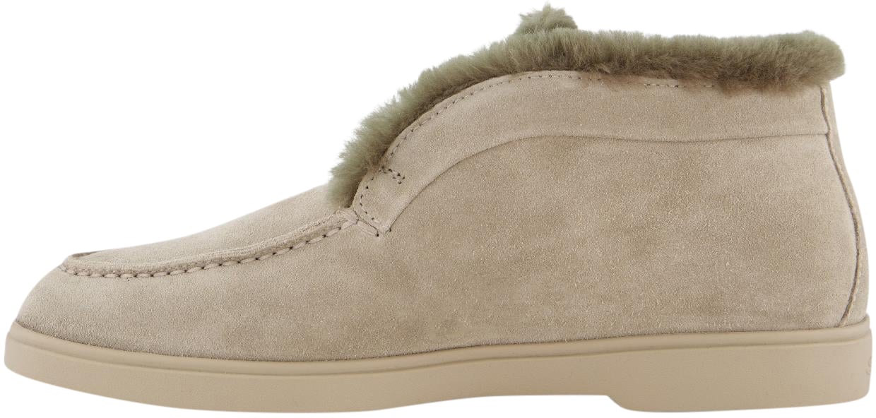 Santoni Dames Fortune Donna Fur Bruin Bruin