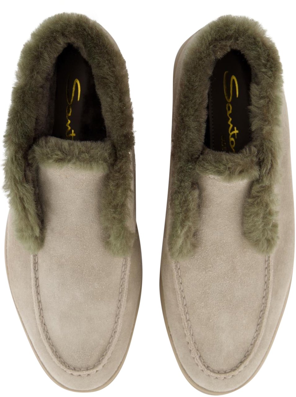 Santoni Dames Fortune Donna Fur Bruin Bruin