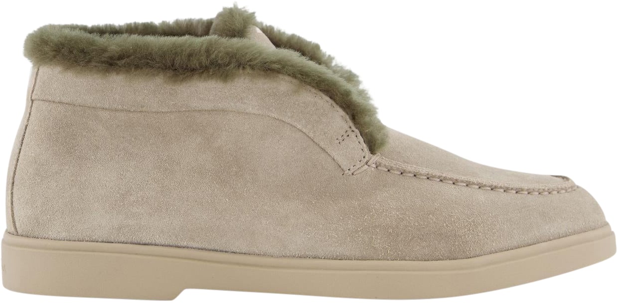 Santoni Dames Fortune Donna Fur Bruin Bruin