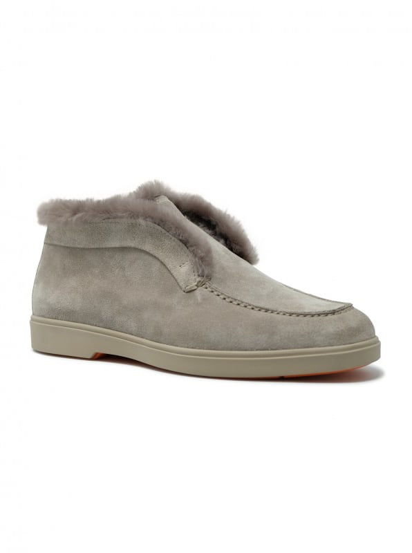 Santoni SANTONI WUYA58457TTGAPFRM45  PFRM45 TOUPE SUEDE BOOTS Grijs