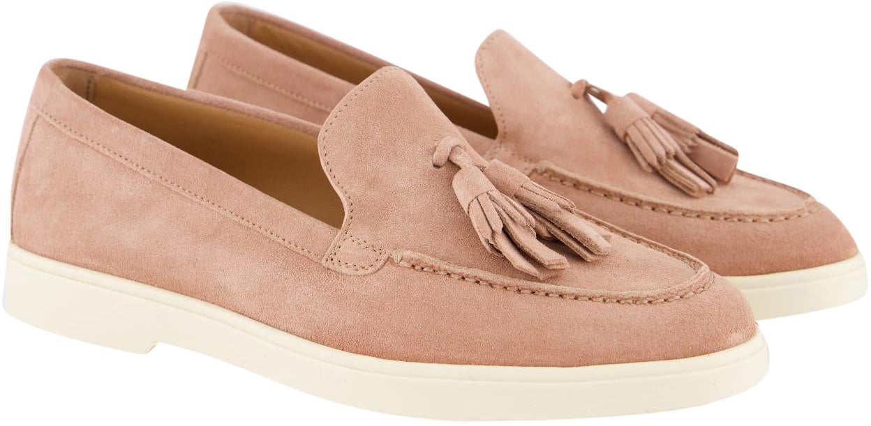 Santoni Dames Feudal Loafer Powder Roze