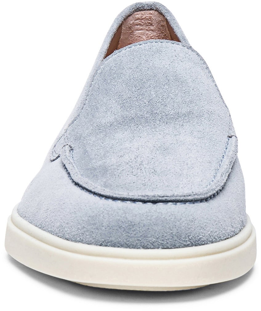Santoni Women's suede loafer Wit