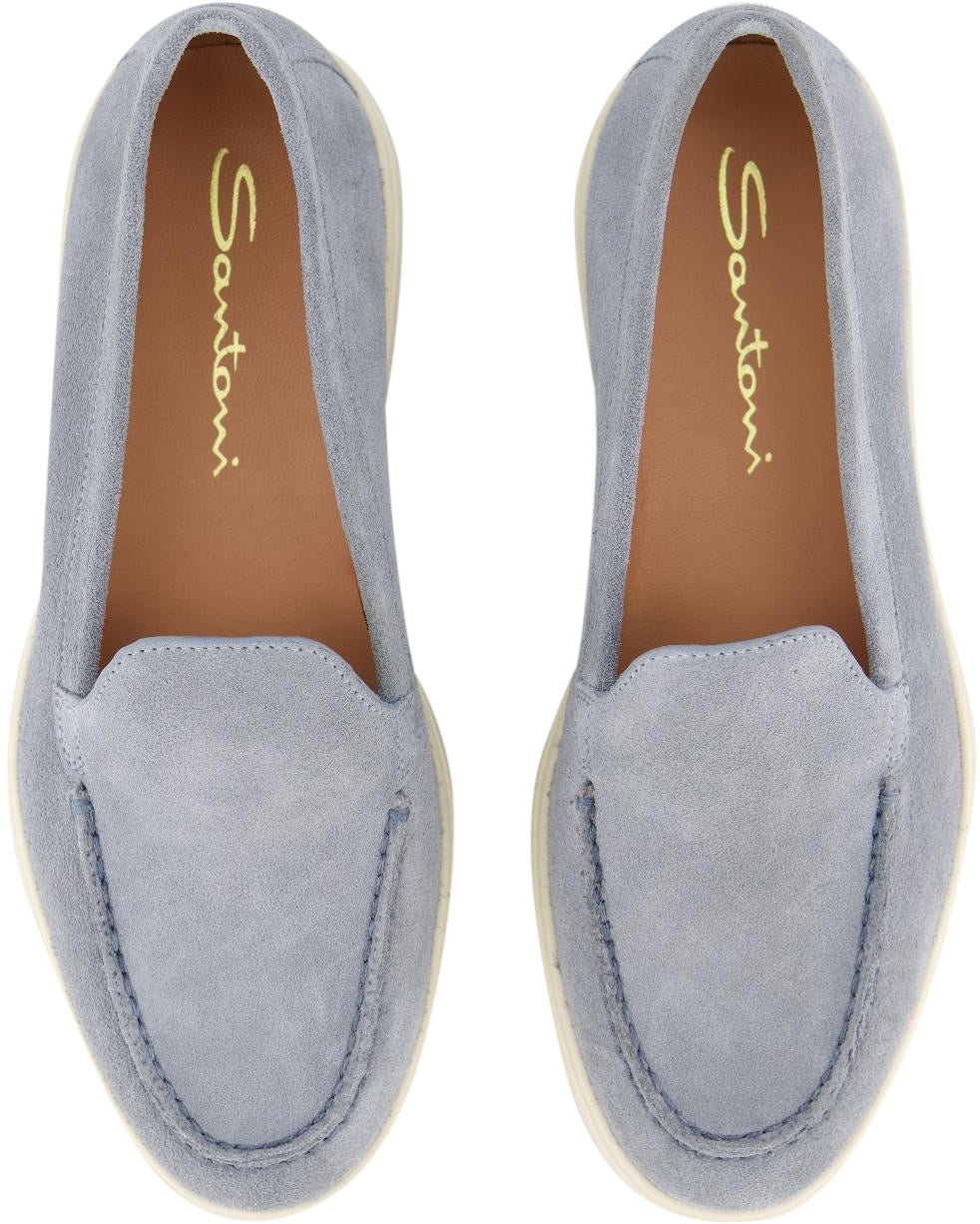Santoni Dames Yalta Loafer Blauw Blauw