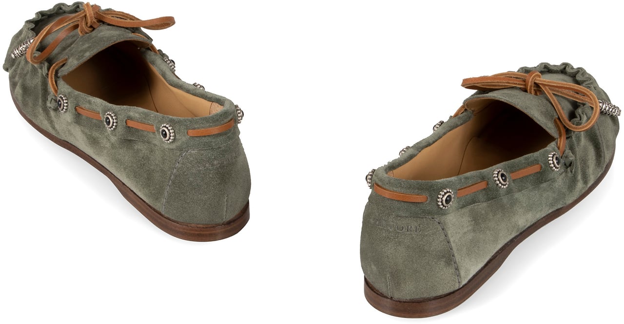 Sartore Suede loafers Groen