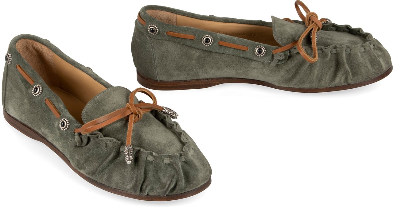 Sartore Suede loafers Groen