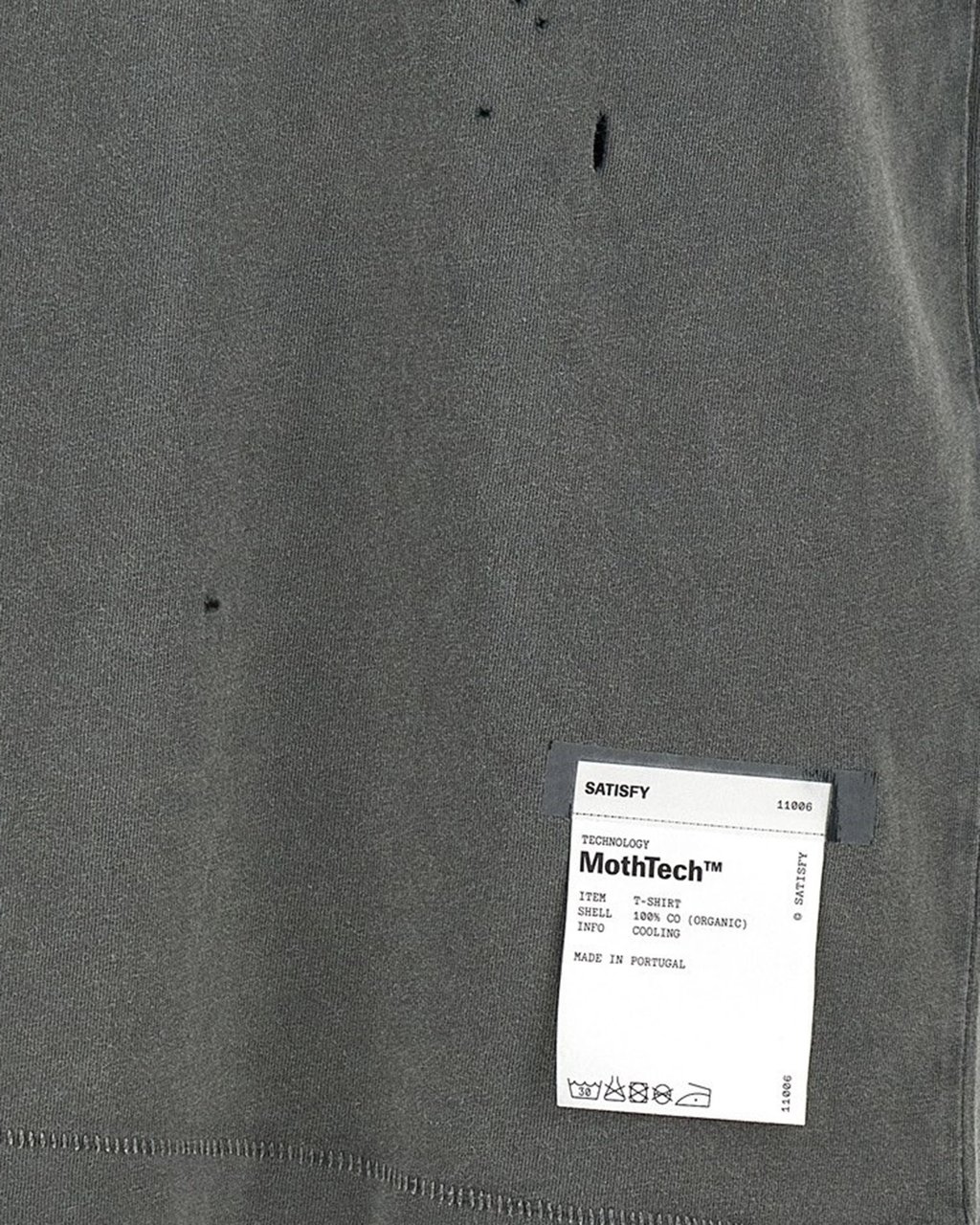 Satisfy T-Shirts And Polos Faded Black Donkergrijs