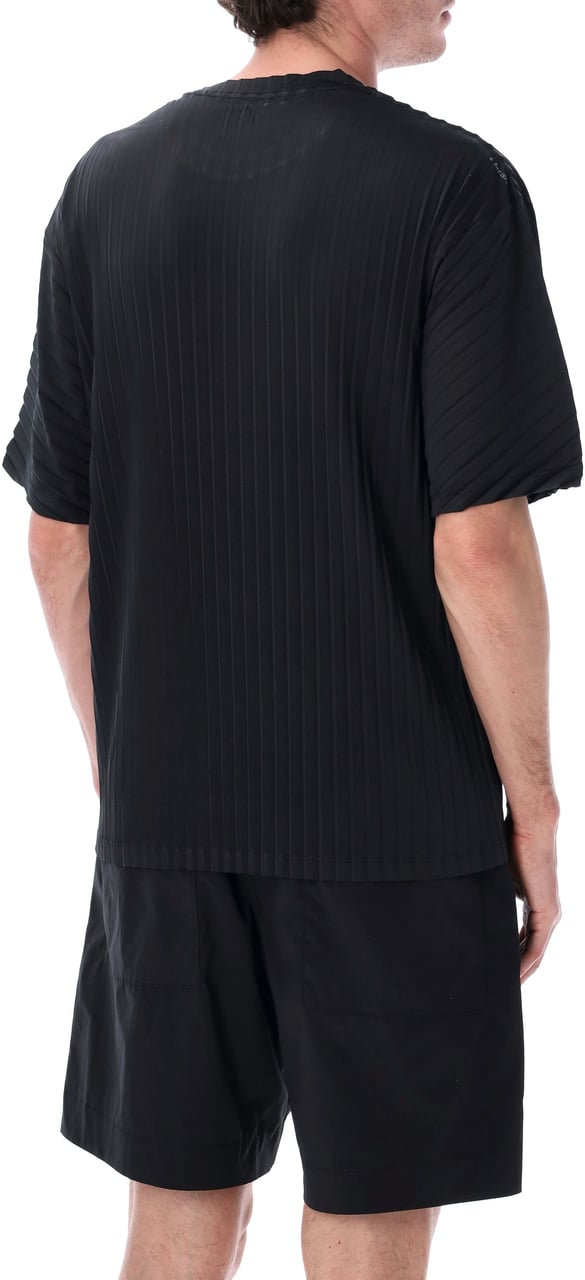Satisfy Auralite Pleated Tee Verde Zwart