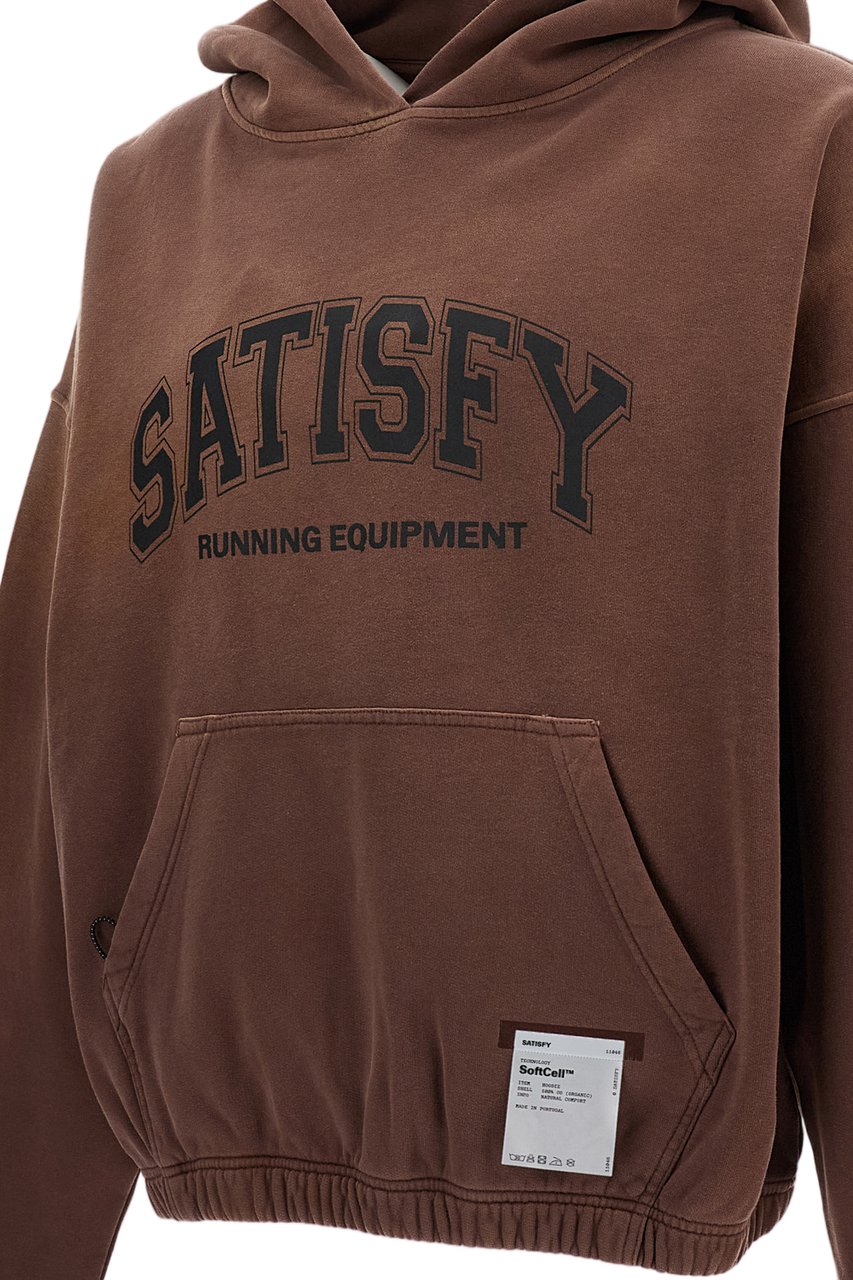 Satisfy Brown SoftCell Organic Cotton Hoodie Bruin