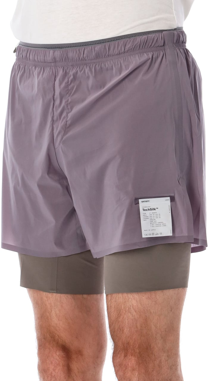Satisfy Tech Silk 8 Shorts Shark Paars
