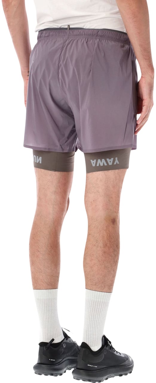 Satisfy Tech Silk 8 Shorts Shark Paars