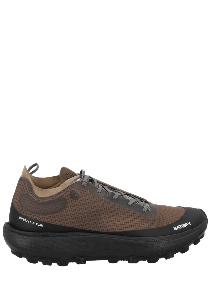 Satisfy Therocker Translucent Grid Upper Sneakers Grijs