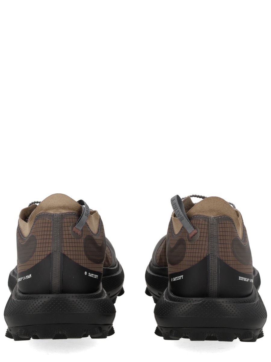 Satisfy Therocker Translucent Grid Upper Sneakers Grijs