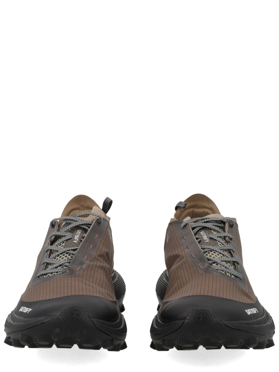Satisfy Therocker Translucent Grid Upper Sneakers Grijs