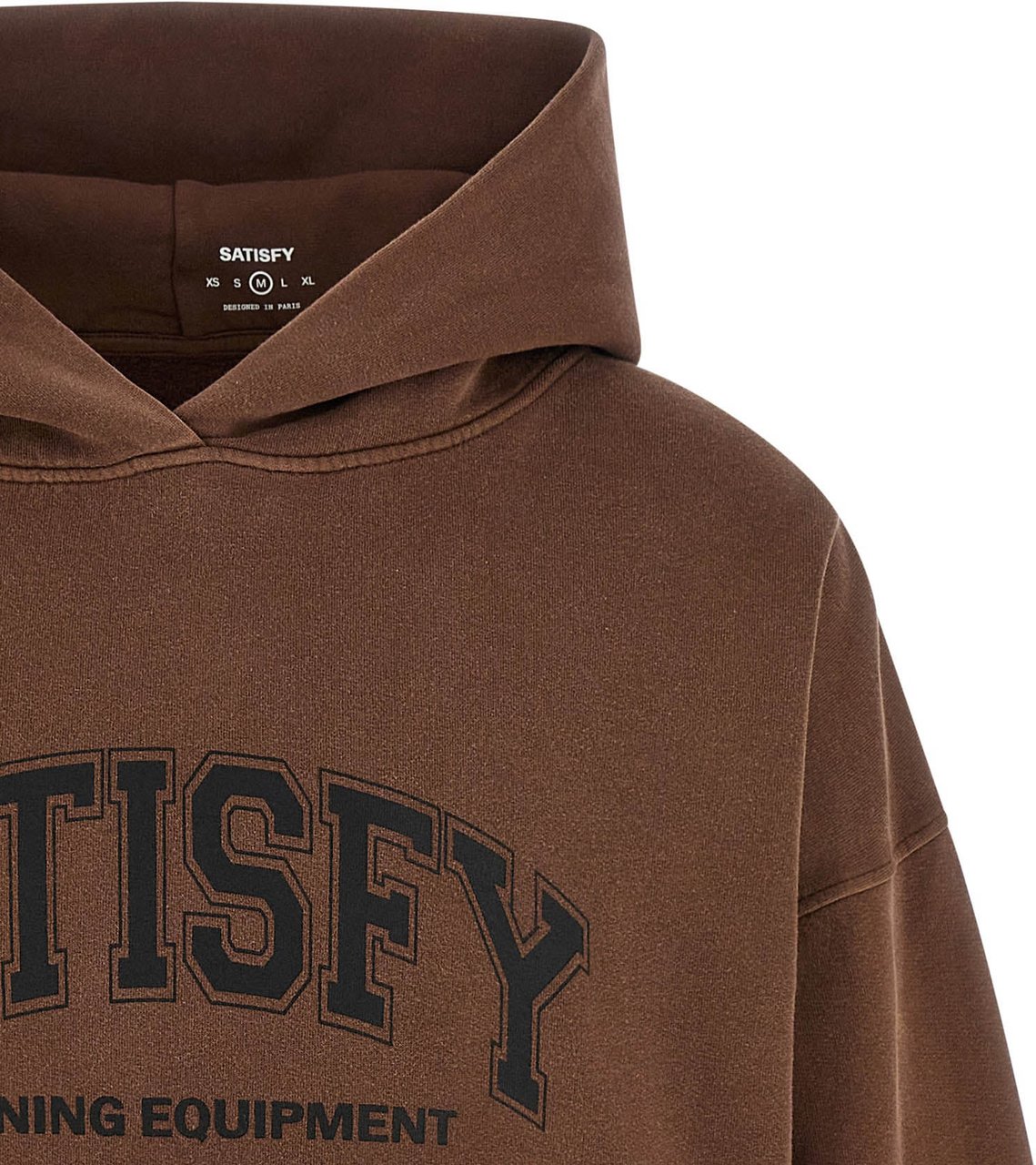 SATISFY Brown Organic Cotton Sweatshirt Maroon