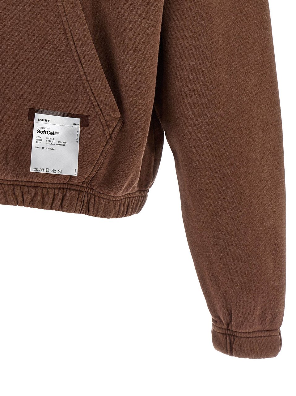 SATISFY Brown Organic Cotton Sweatshirt Maroon