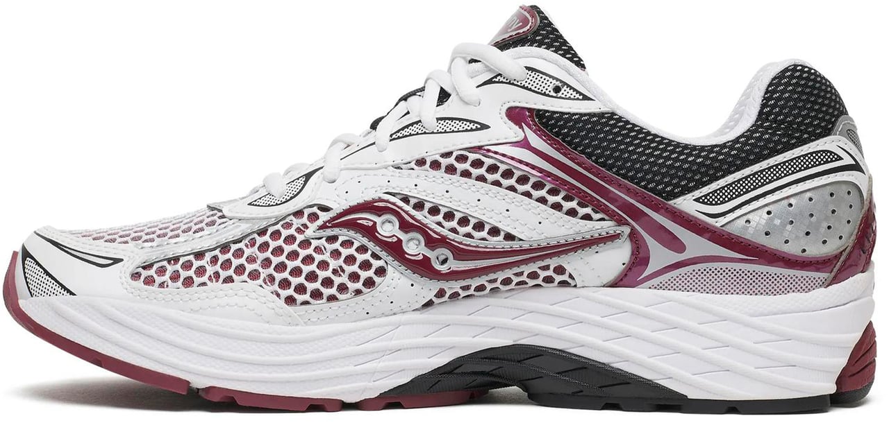 Saucony Sneakers White/Maroon Wit