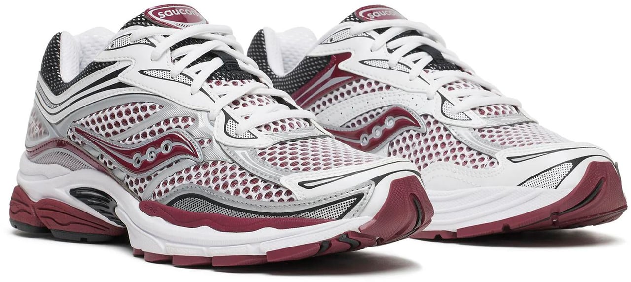 Saucony Sneakers White/Maroon Wit