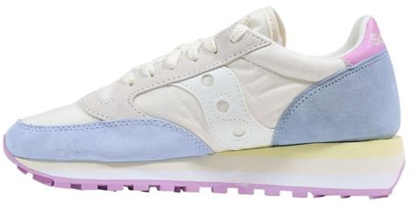 Saucony Cream Suede Leather Athletic Sneakers Beige