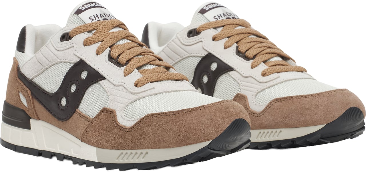 Saucony Shadow 5000 Sneakers Wit Bruin Beige