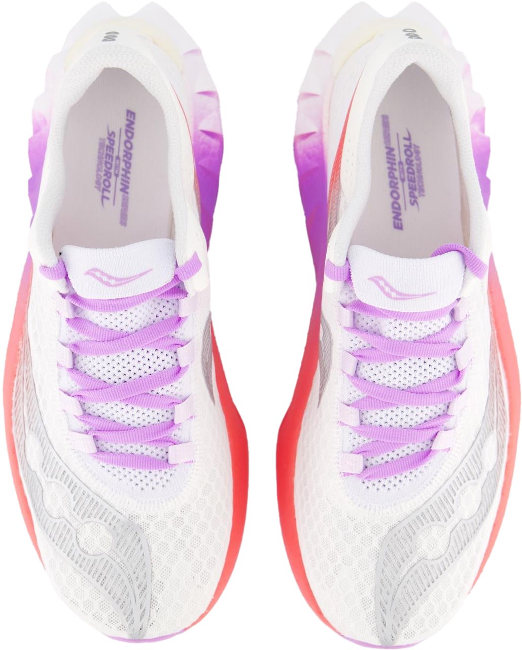 Saucony Dames Endorphin Pro 4 Sneaker Wit Wit