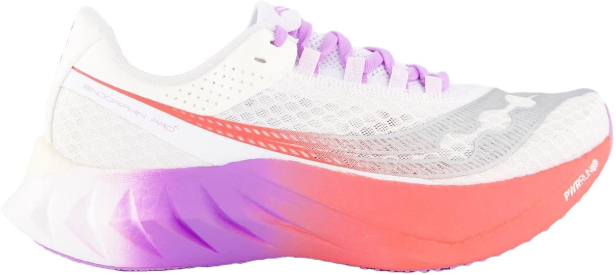 Saucony Dames Endorphin Pro 4 Sneaker Wit Wit