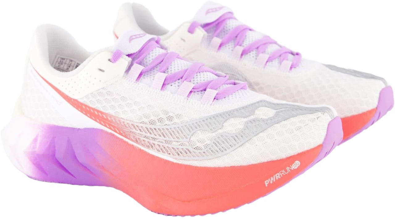 Saucony Dames Endorphin Pro 4 Sneaker Wit Wit