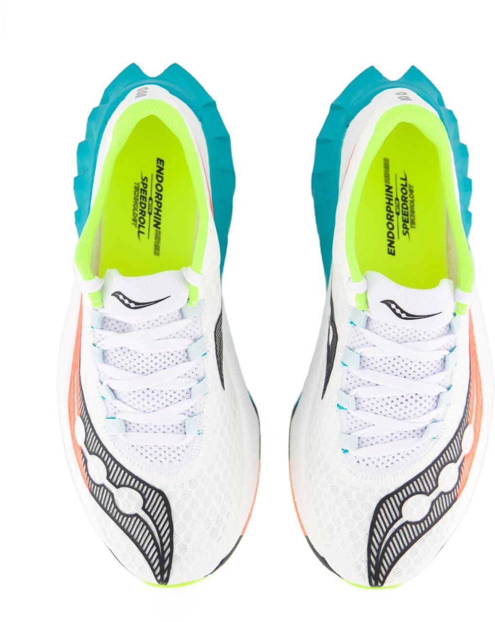 Saucony Dames Endorphin Pro 4 Sneaker Wit Wit