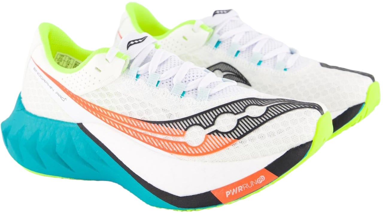 Saucony Dames Endorphin Pro 4 Sneaker Wit Wit