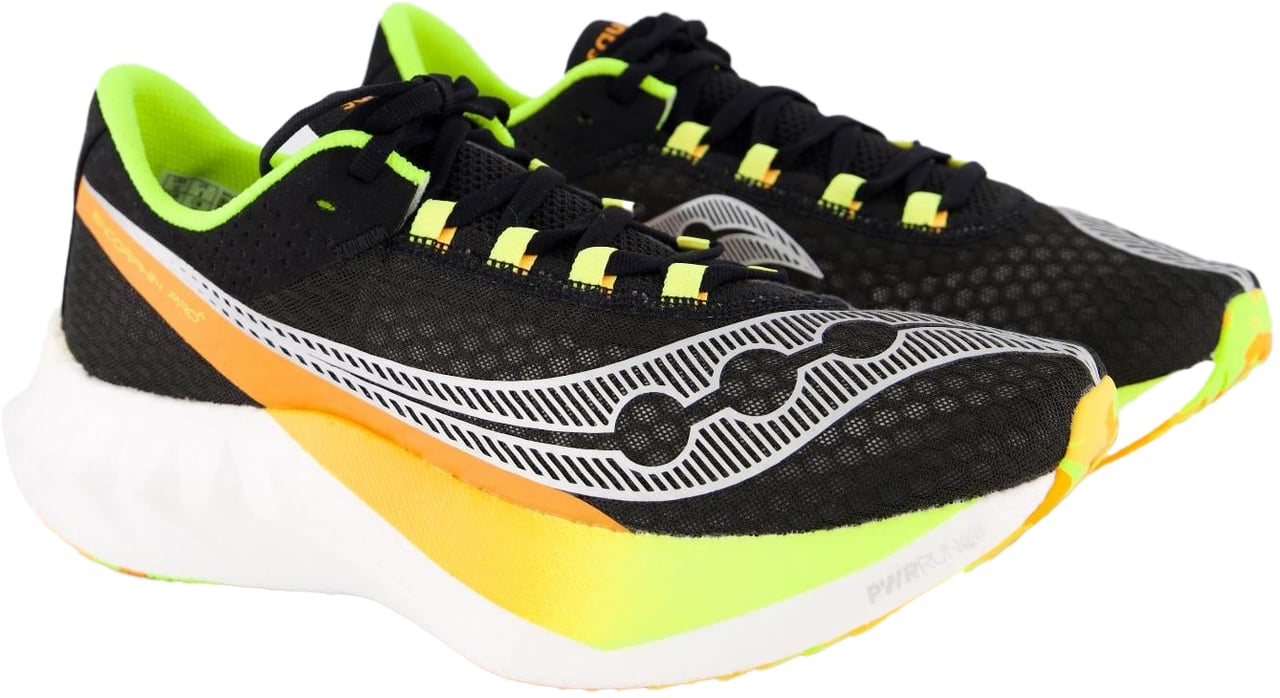 Saucony Heren Endorphin Pro 4 Sneaker Zwart Zwart