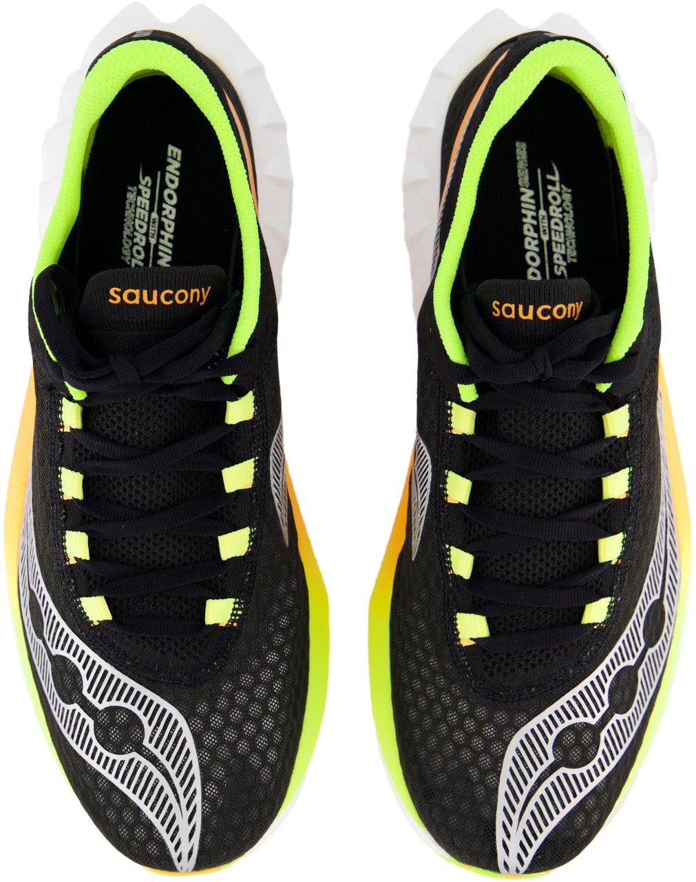 Saucony Heren Endorphin Pro 4 Sneaker Zwart Zwart