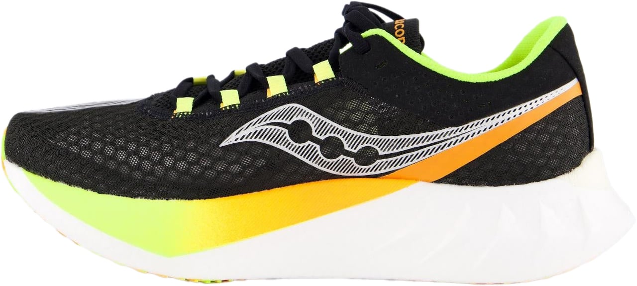 Saucony Heren Endorphin Pro 4 Sneaker Zwart Zwart