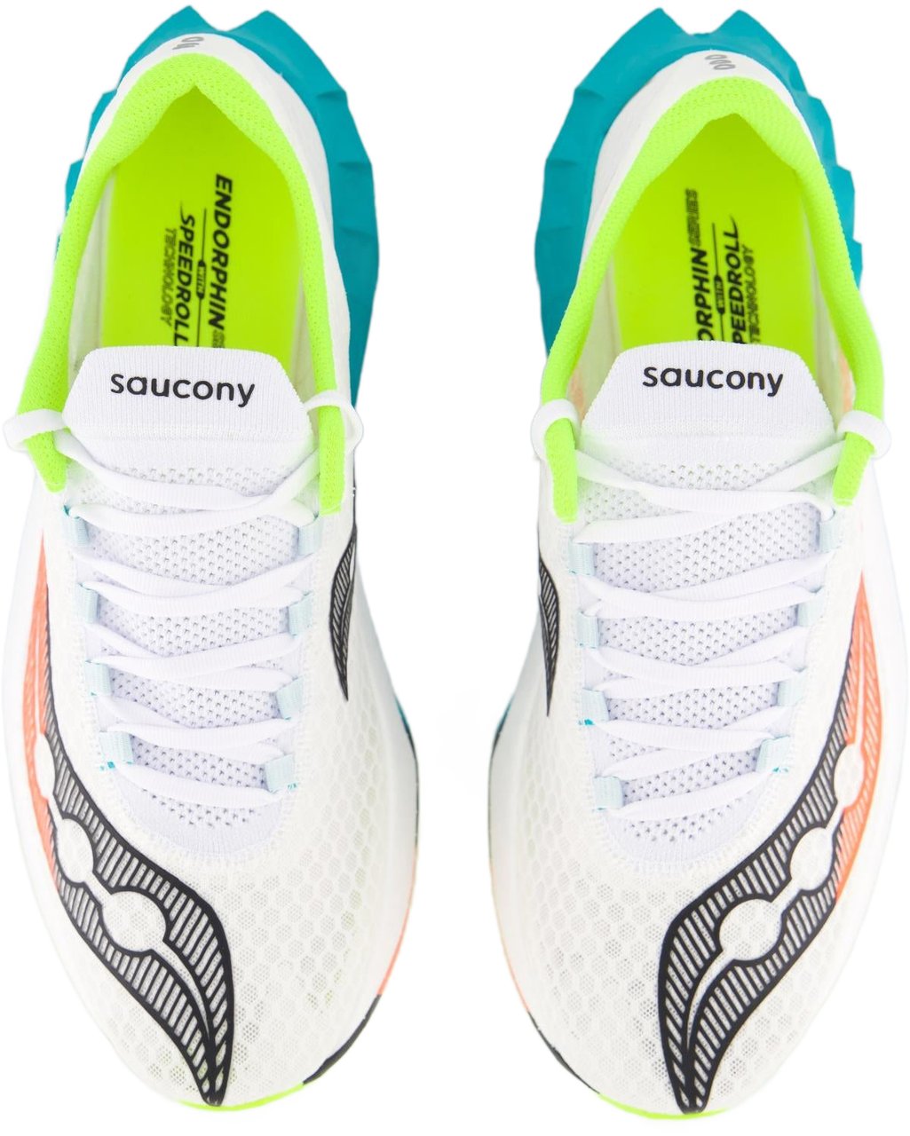 Saucony Heren Endorphin Pro 4 Sneaker Wit Wit