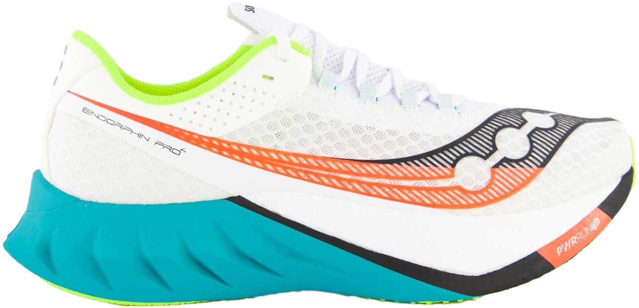 Saucony Heren Endorphin Pro 4 Sneaker Wit Wit