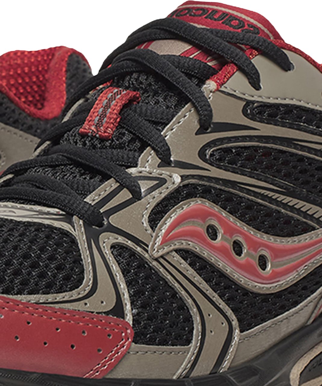 Saucony Saucony Ride Millennium Sneaker Zwart Rood Divers