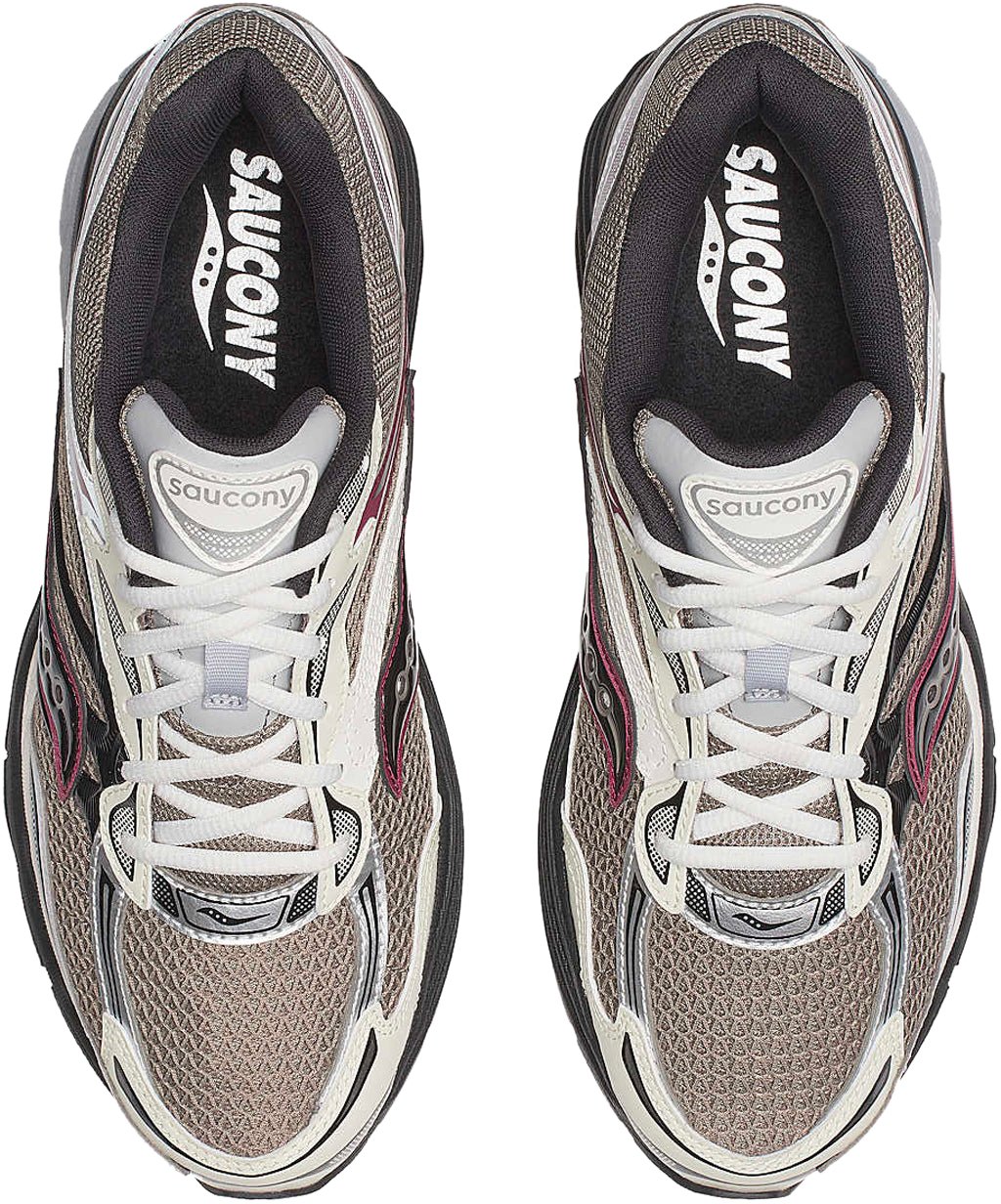 Saucony Sneakers Progrid Omni 9 Tan/Maroon Divers