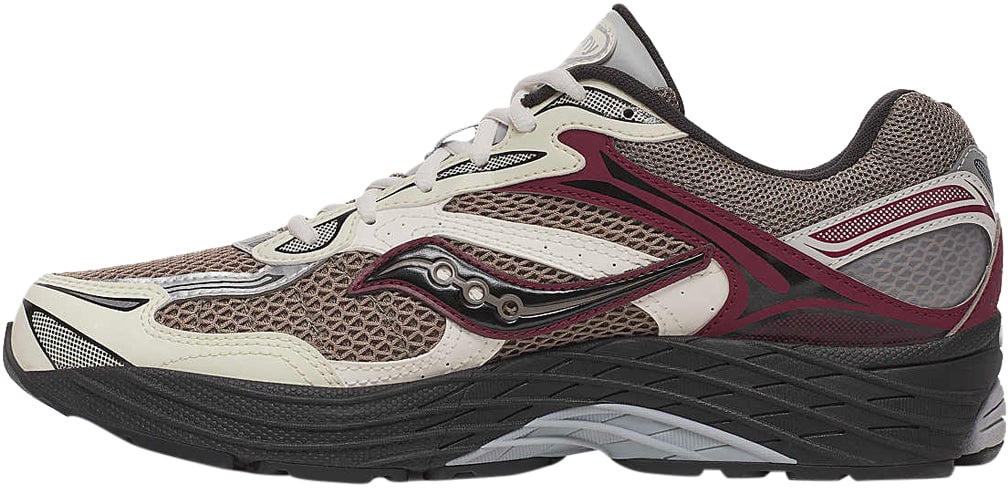 Saucony Sneakers Progrid Omni 9 Tan/Maroon Divers