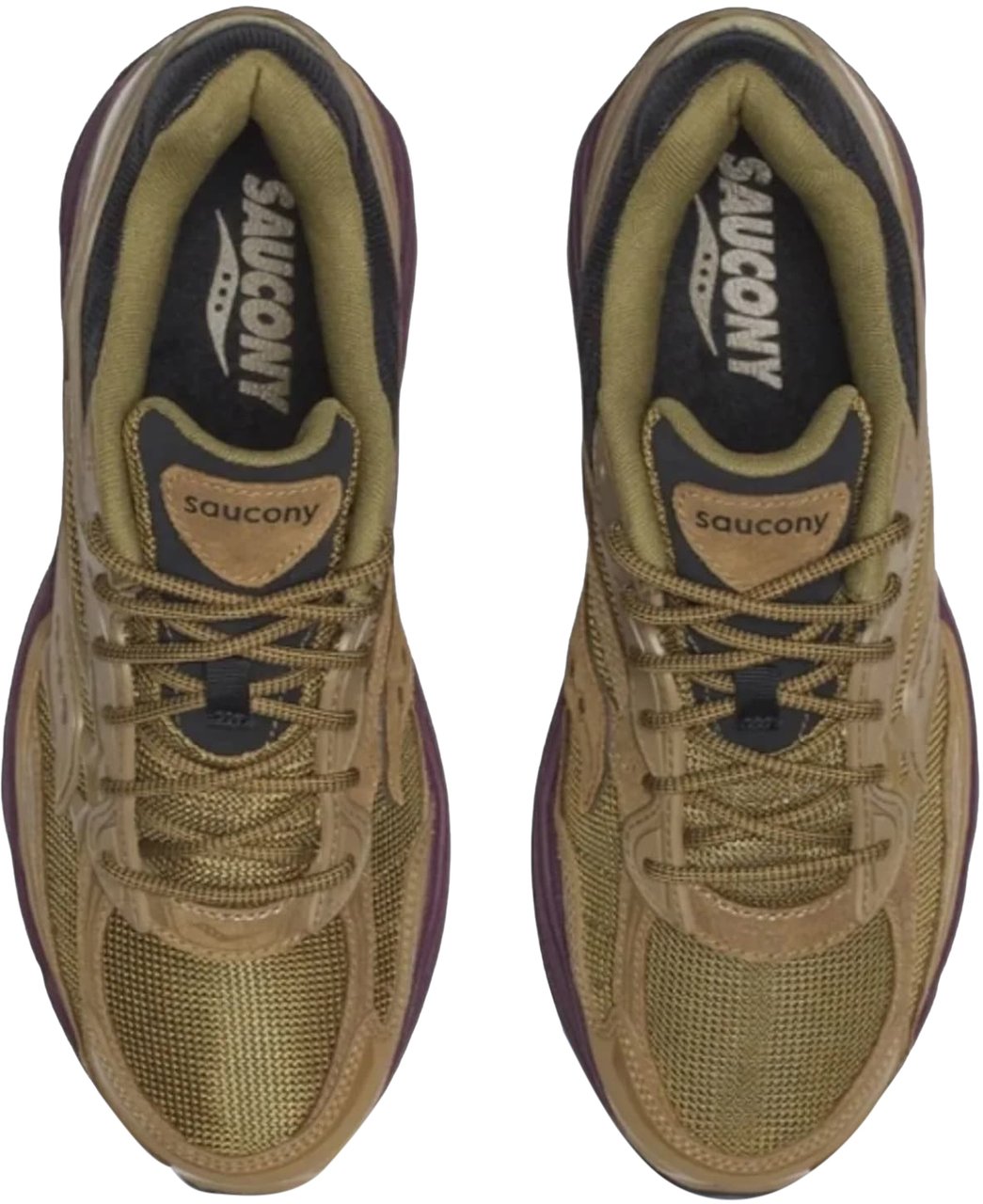 Saucony Saucony Progrid Omni 9 Sneaker Groen Bordeaux Divers