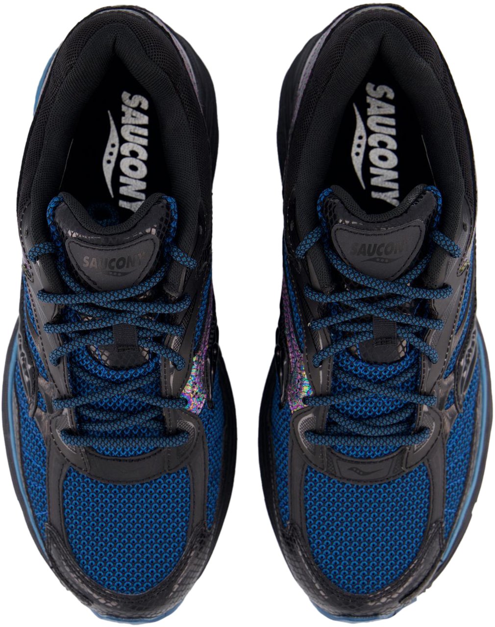 Saucony Heren Progrid Omni 9 Sneaker Zwart Zwart