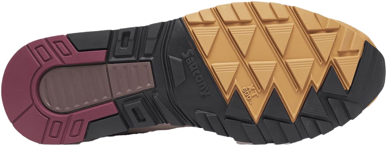 Saucony Saucony Shadow 5000 Leer Sneaker Bruin / Beige Divers