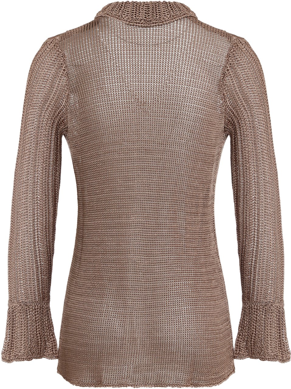 Savannah Morrow Cardigan Rajasthan in knitting Bruin