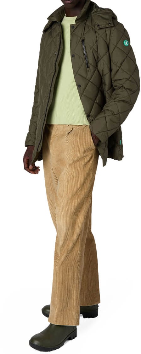 Save the Duck SAVE THE DUCK UWE HOODED PADDED JACKET Groen