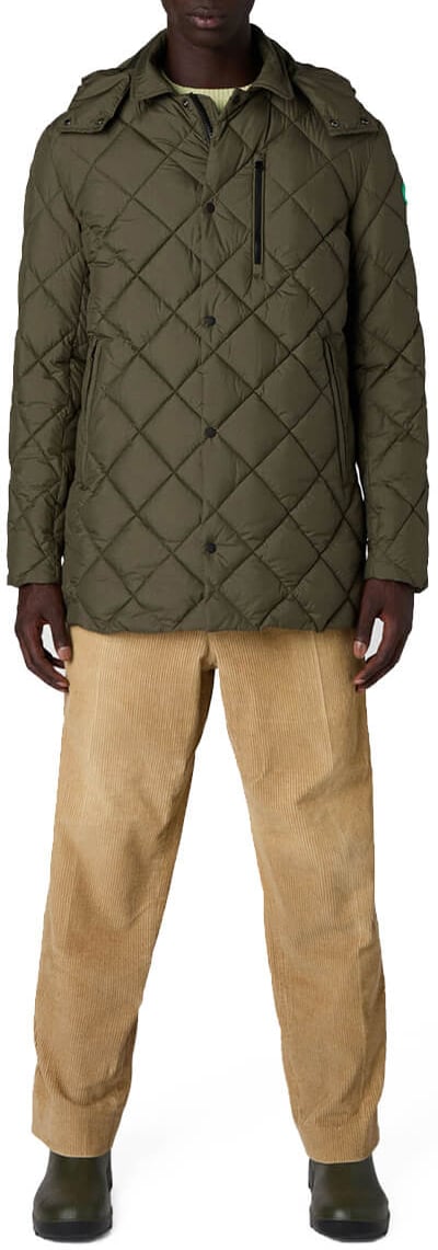 Save the Duck SAVE THE DUCK UWE HOODED PADDED JACKET Groen
