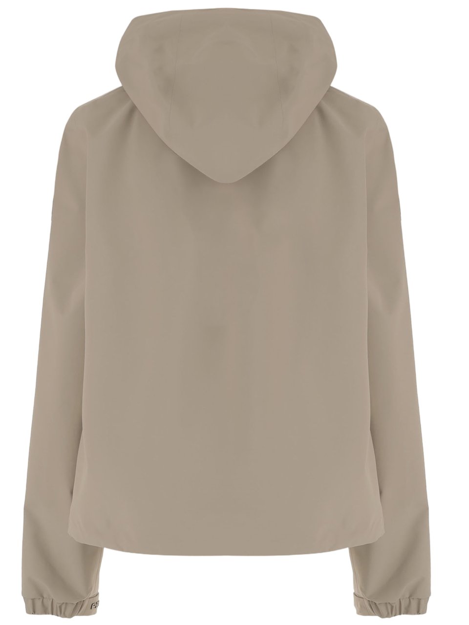 Save the Duck Nylon Jacket with Adjustable Hood and Design Grijs