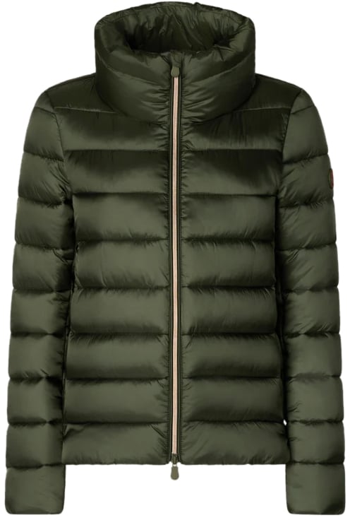 Save the Duck Jackets Green Groen