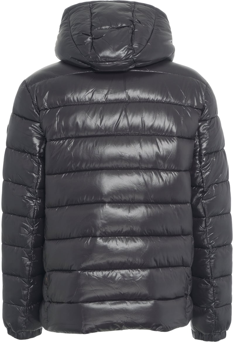 Save the Duck Quilted puffer jacket Zwart